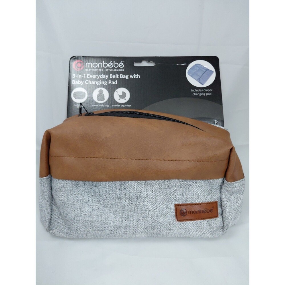 Monbebe 3 In 1 Baby Changing Pad Belt Bag